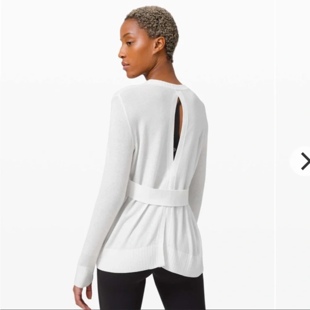 Lululemon sincerely yours Sweater White